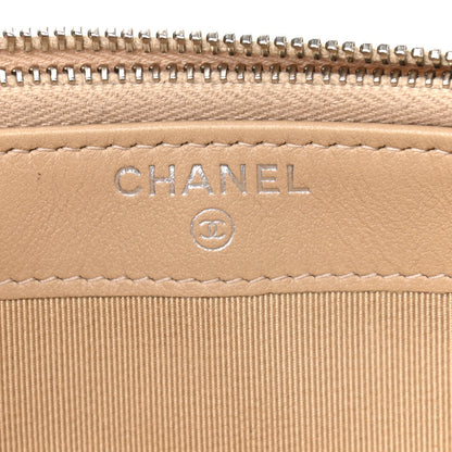 Chanel Caviar Quilted Small Clutch With Chain Beige 7 of 11