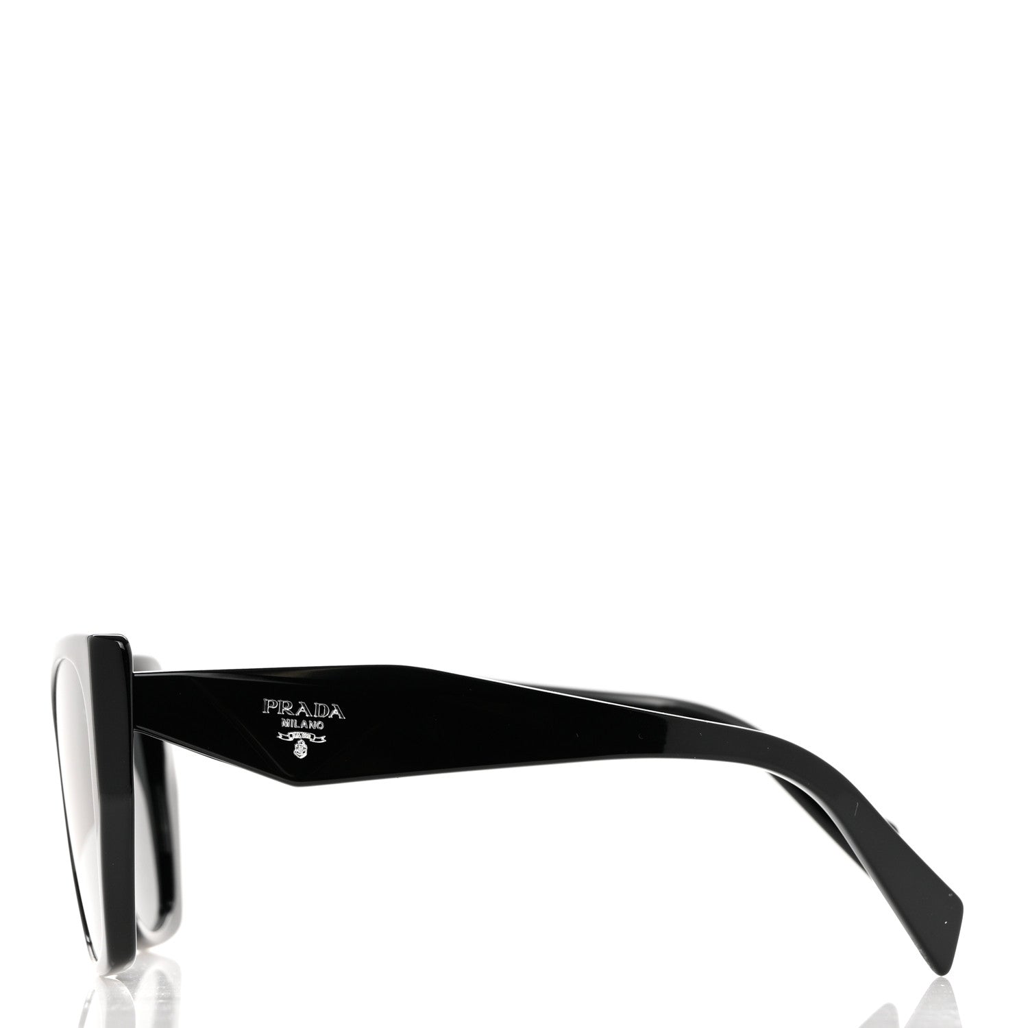 Prada Acetate Symbole Sunglasses SPR 19Z Black 3 of 6