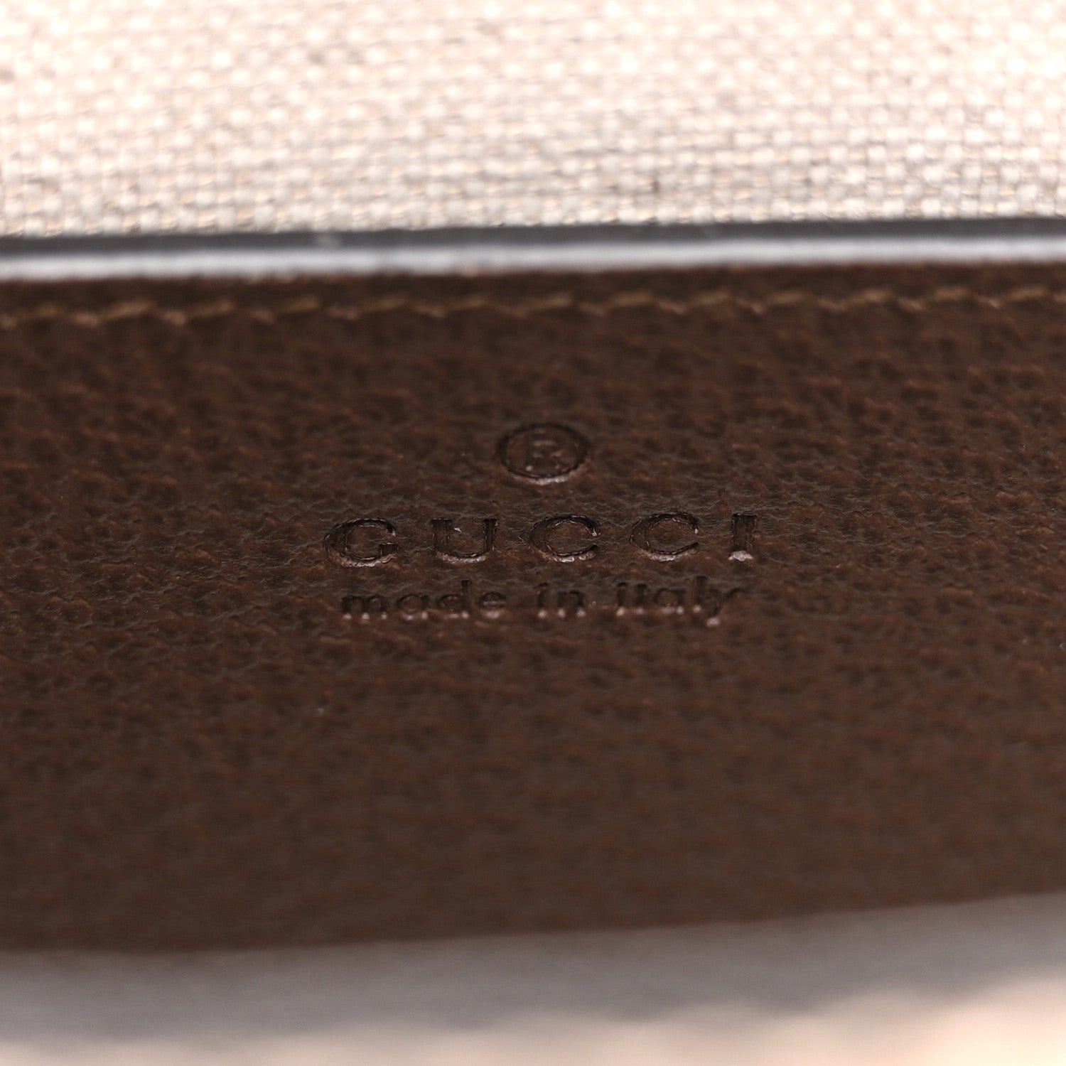 Gucci Monogram Jumbo GG Textured Dollar Calfskin Web Mini Vertical Tote Camel Ebony New Acero Camel Ebony New Acero 6 of 13