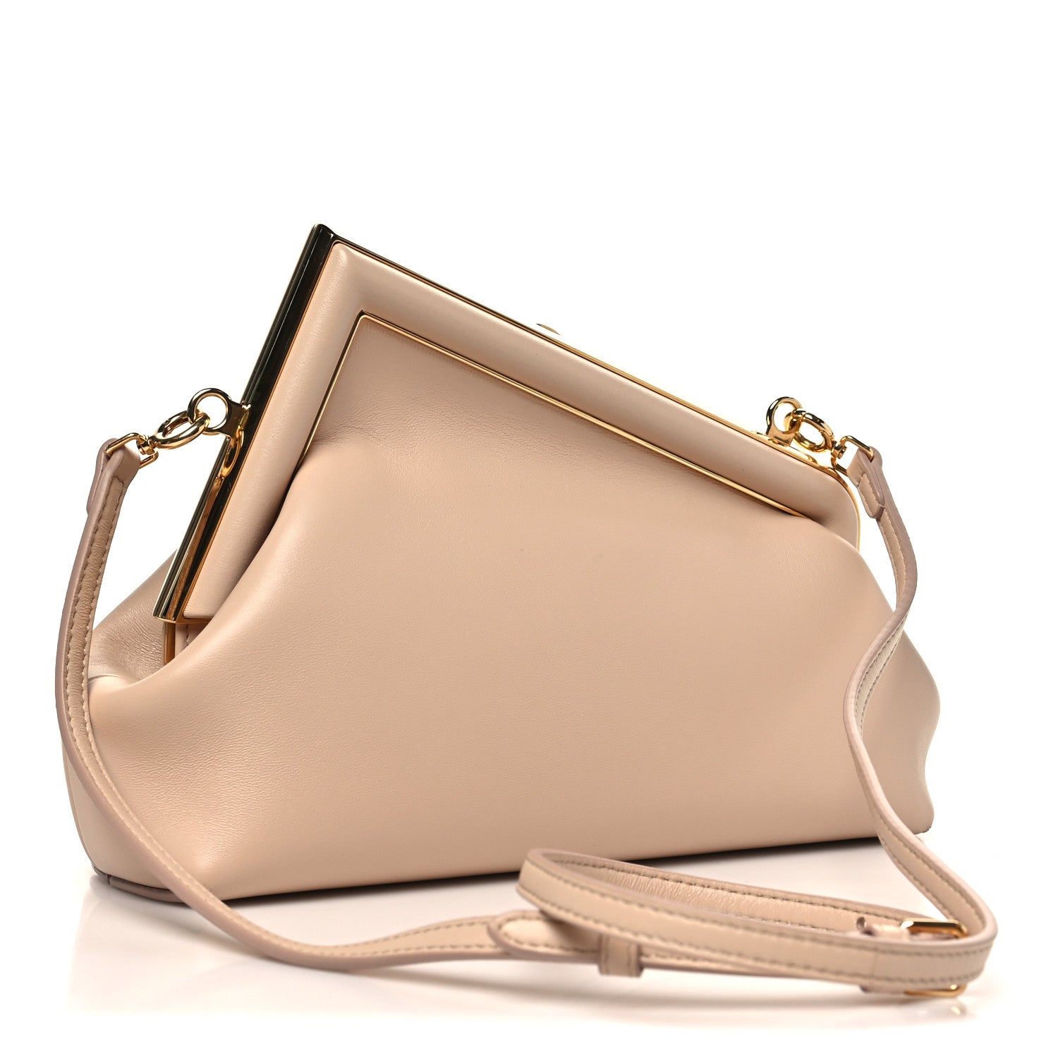 Fendi Shiny Nappa Small Fendi First Poudre 1874652 – FASHIONPHILE