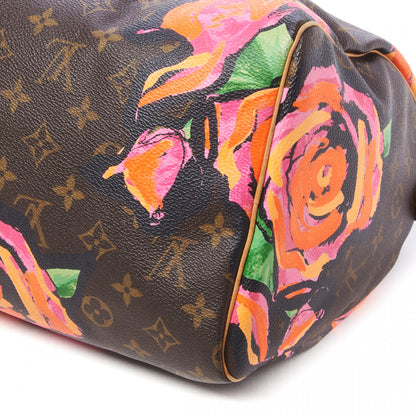 Louis Vuitton Monogram Roses Speedy 30 5 of 9