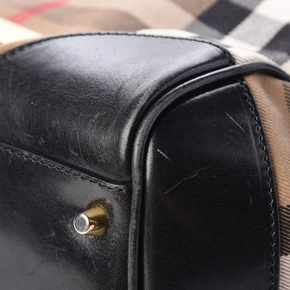 Burberry House Check Small Canterbury Tote Black 13 of 19