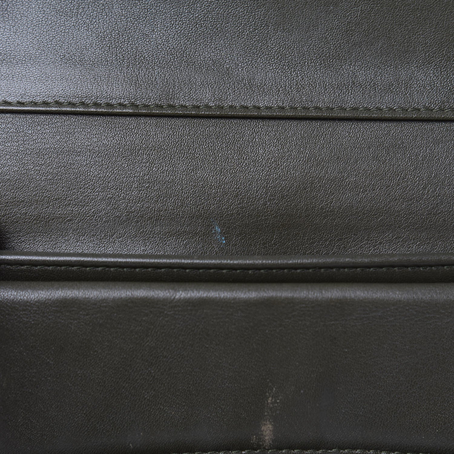 Chanel Caviar Quilted Large Flap Wallet Dark Green 13 of 17