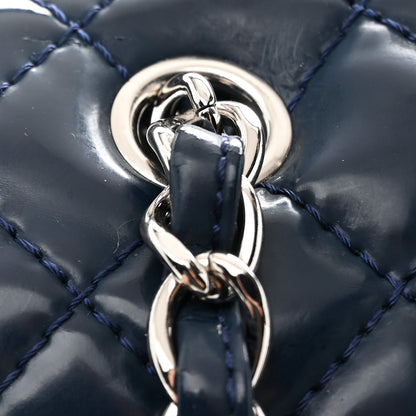 Chanel Vinyl Quilted In the Business Flap Bag Navy Blue 13 of 16