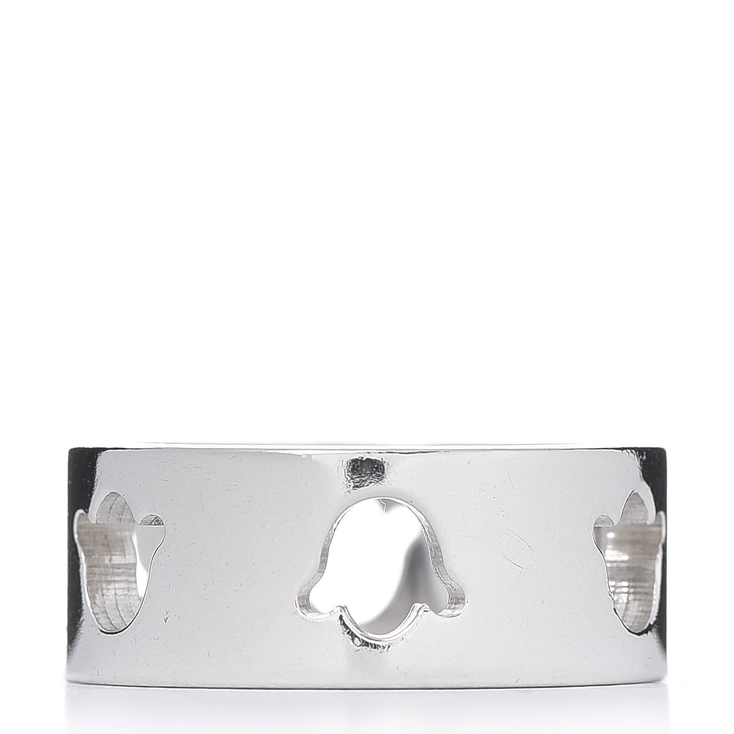 Tiffany Sterling Silver Tulip Band Ring 51 5.75 1 of 4