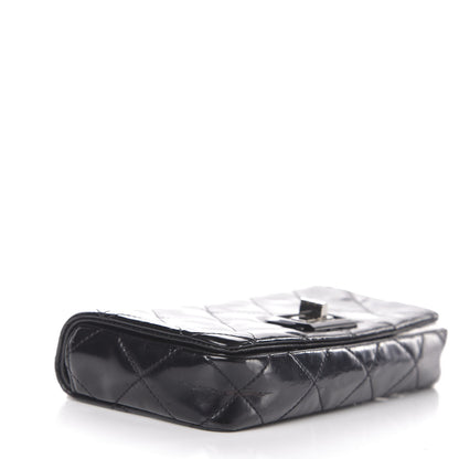 Chanel Patent Quilted Mademoiselle East West Flap Black 3 of 13