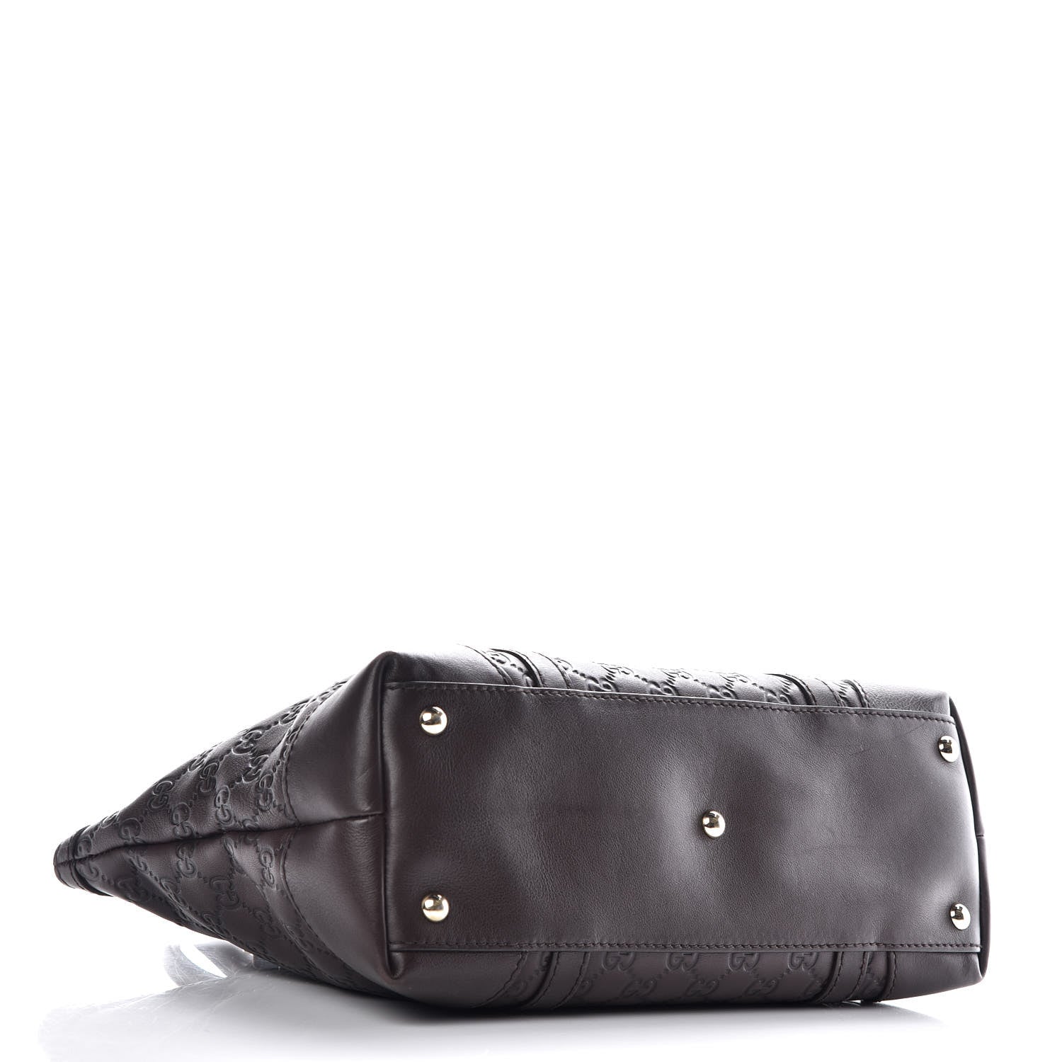 Gucci Guccissima Small Lovely Heart Tote Chocolate 4 of 11
