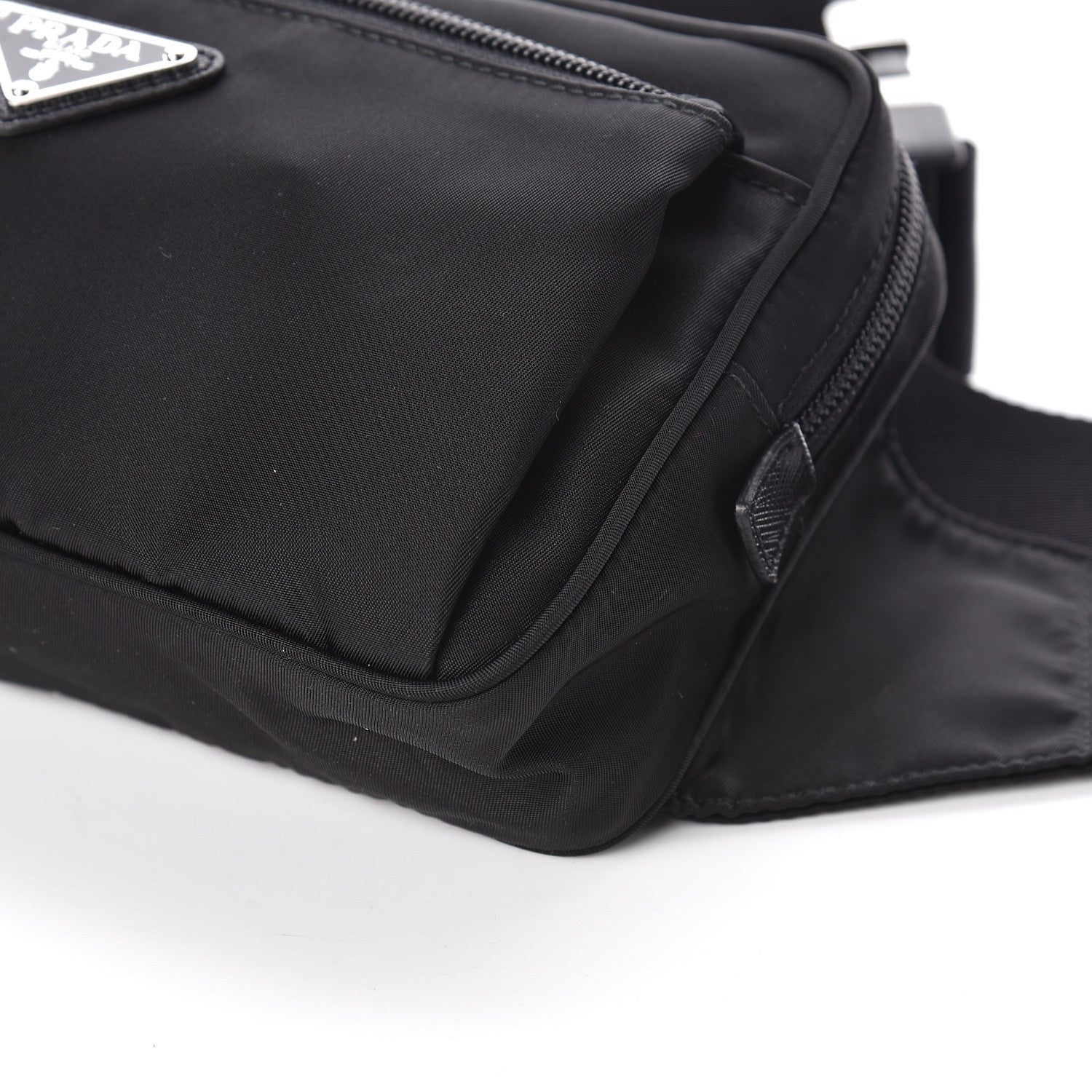 Prada Tessuto Nylon Belt Bag Black 8 of 8