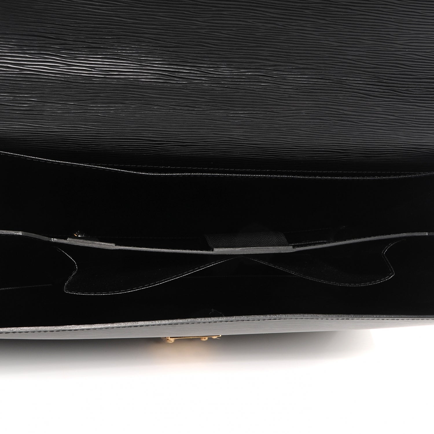 Louis Vuitton Epi Serviette Ambassadeur Briefcase Black 7 of 7