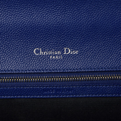 Christian Dior Grained Calfskin Medium Diorama Flap Bag Bleu De Minuit 5 of 8