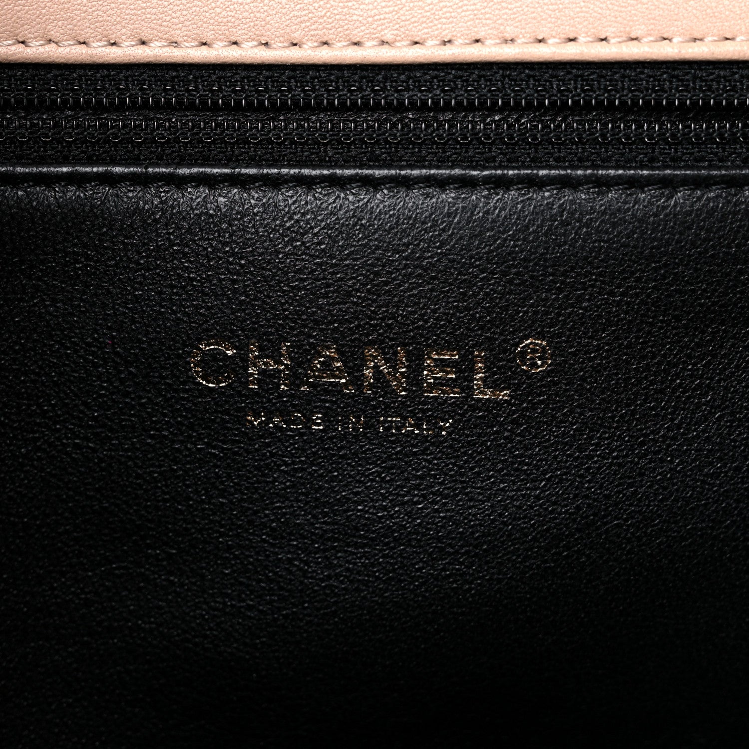Chanel Caviar Quilted Medium CC Filigree Flap Beige Black 6 of 15