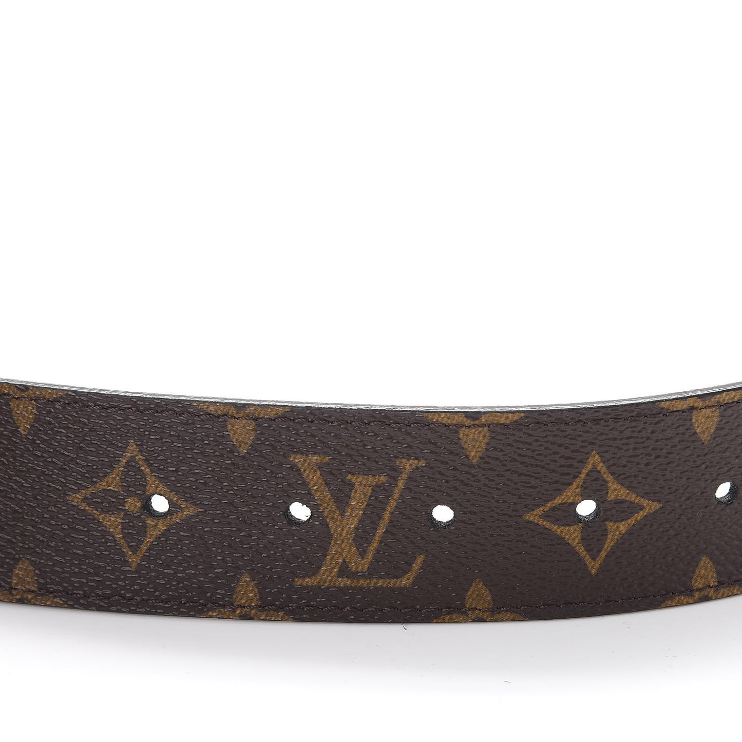 Calfskin Monogram 30mm LV Initiales Reversible Belt 90 36 Black