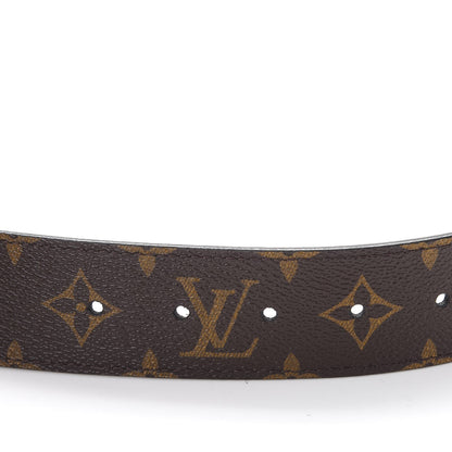 Louis Vuitton Calfskin Monogram 30mm LV Initiales Reversible Belt 90 36 Black 7 of 7