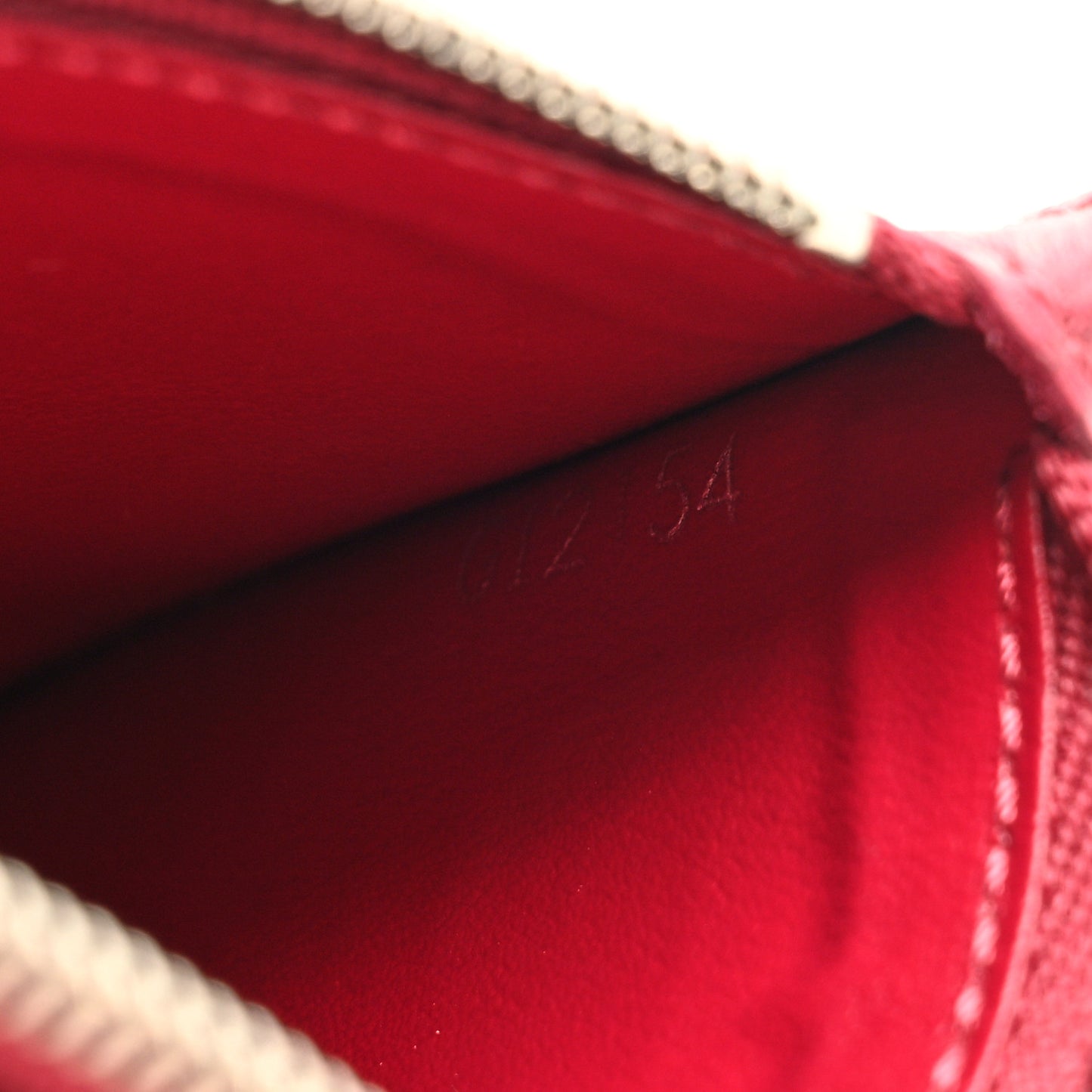 Epi Josephine Wallet Zippered Insert Fuchsia