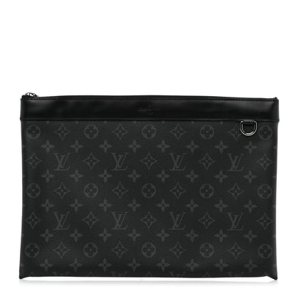 Louis Vuitton Monogram Eclipse Discovery Pochette GM 1 of 9