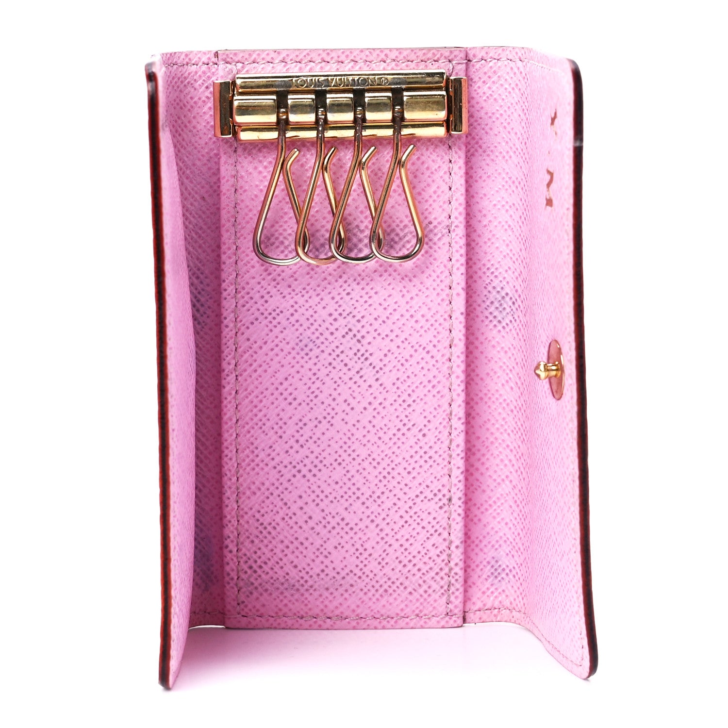 Louis Vuitton Monogram Multicolor Multicles 4 Key Holder White Litchi 5 of 13