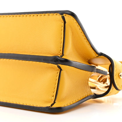 Fendi Shiny Nappa Nano Peekaboo Maxi Handle Satchel Mimosa 11 of 11