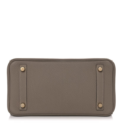 Hermes Togo Birkin 25 Gris Tourterelle 6 of 35