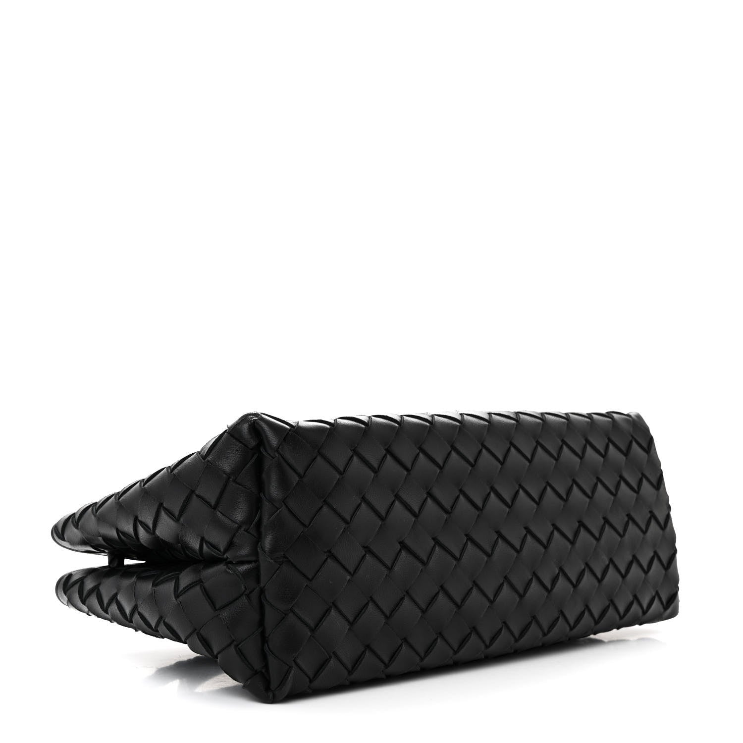 Bottega Veneta Nappa Intrecciato Small East West Andiamo Shoulder Bag Black 4 of 12