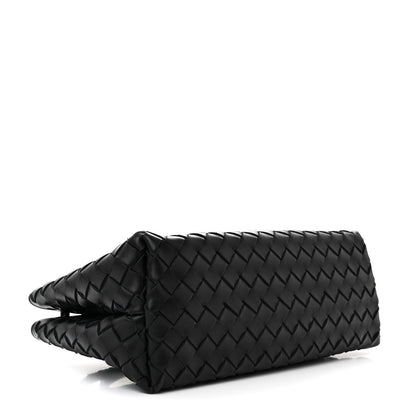 Bottega Veneta Nappa Intrecciato Small East West Andiamo Shoulder Bag Black 4 of 12