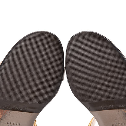 Gucci Malaga Kid Ursula Ankle Sandals 35 White 12 of 14
