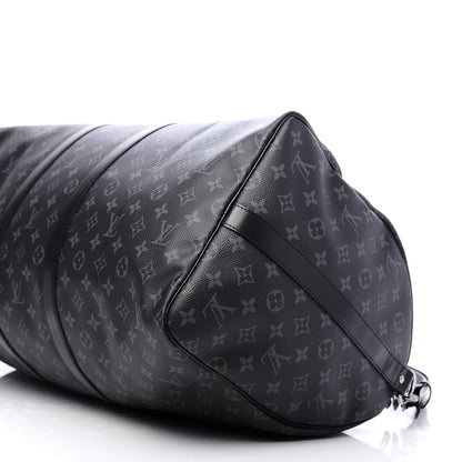 Louis Vuitton Monogram Eclipse Keepall Bandouliere 55 6 of 9