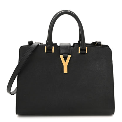 Saint Laurent Textured Calfskin Small Classic Y Cabas Black 1 of 16