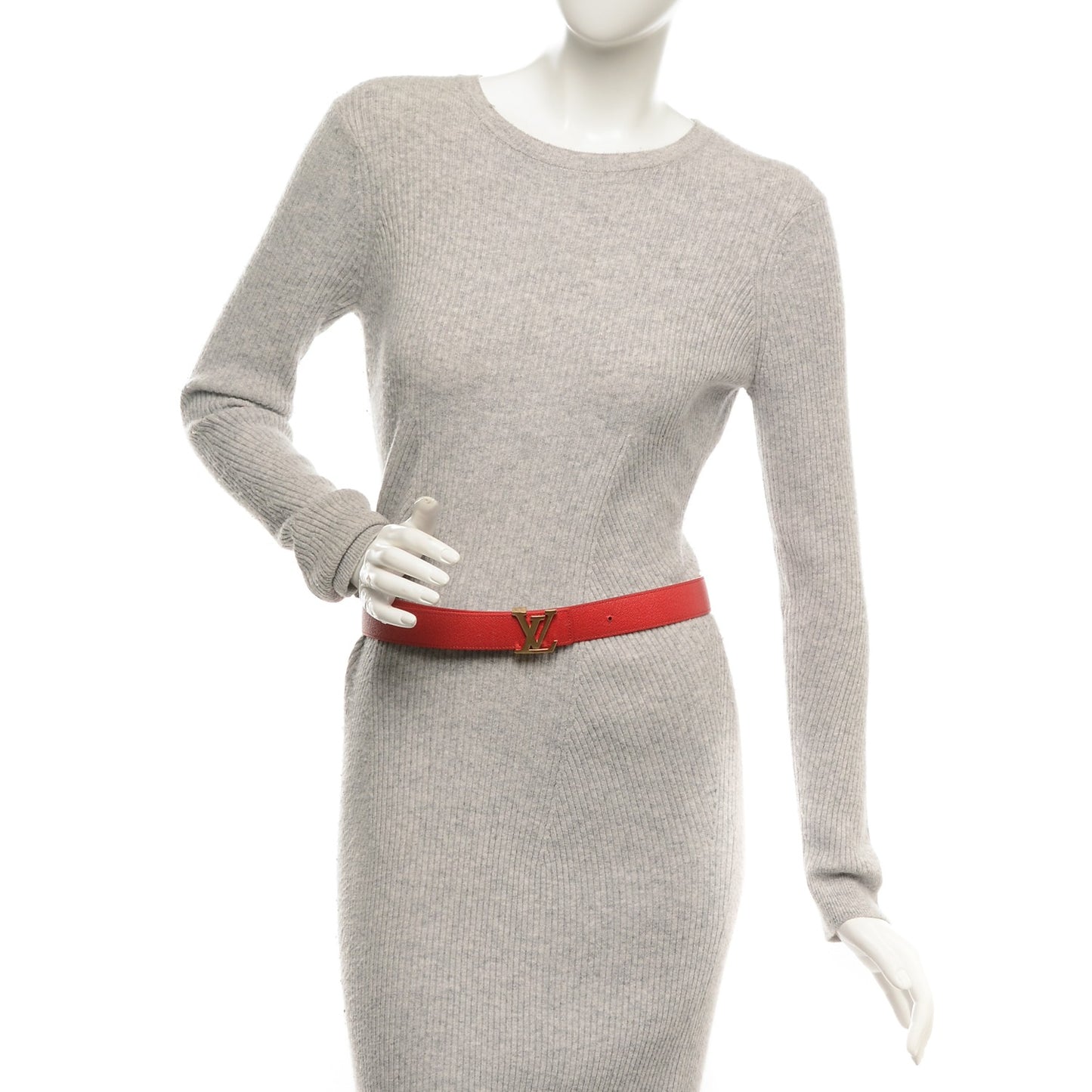 Monogram LV Initiales Reversible Belt80 32 Red
