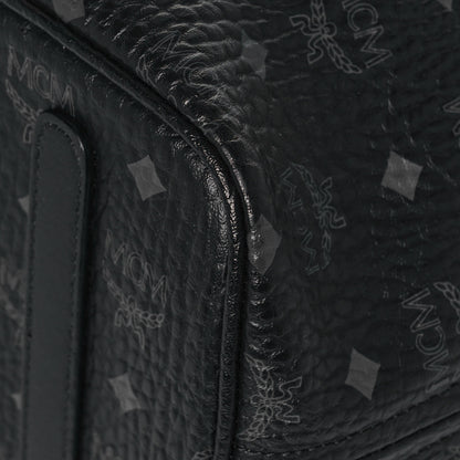 MCM Visetos Medium Reversible Shopper Tote Black 8 of 19