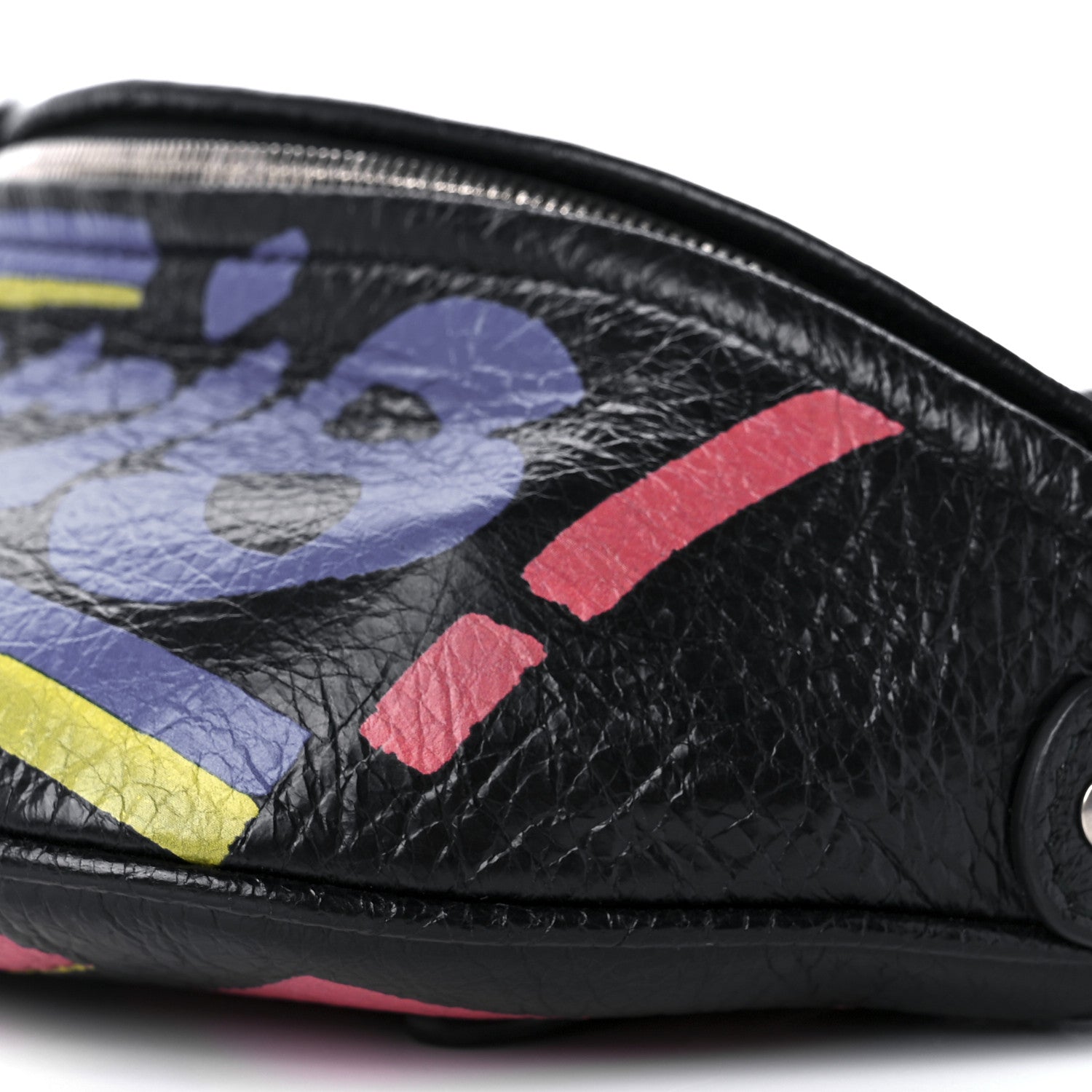 Balenciaga Agneau Arena Car Tag XXS Souvenir Belt Bag Black TBC 9 of 9