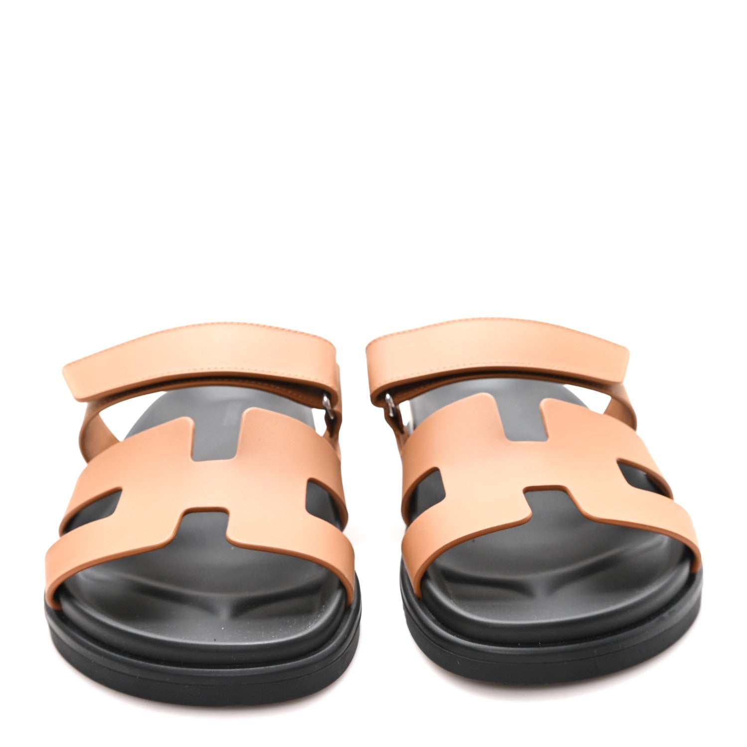Hermes Calfskin Womens Chypre Sandals 39 Naturel 3 of 10