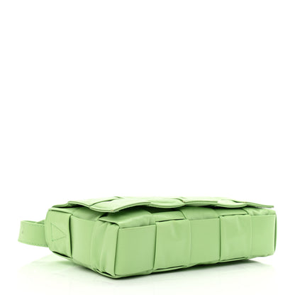 Bottega Veneta Calfskin Maxi Intreccio Cassette Crossbody Bag Pistachio 4 of 12