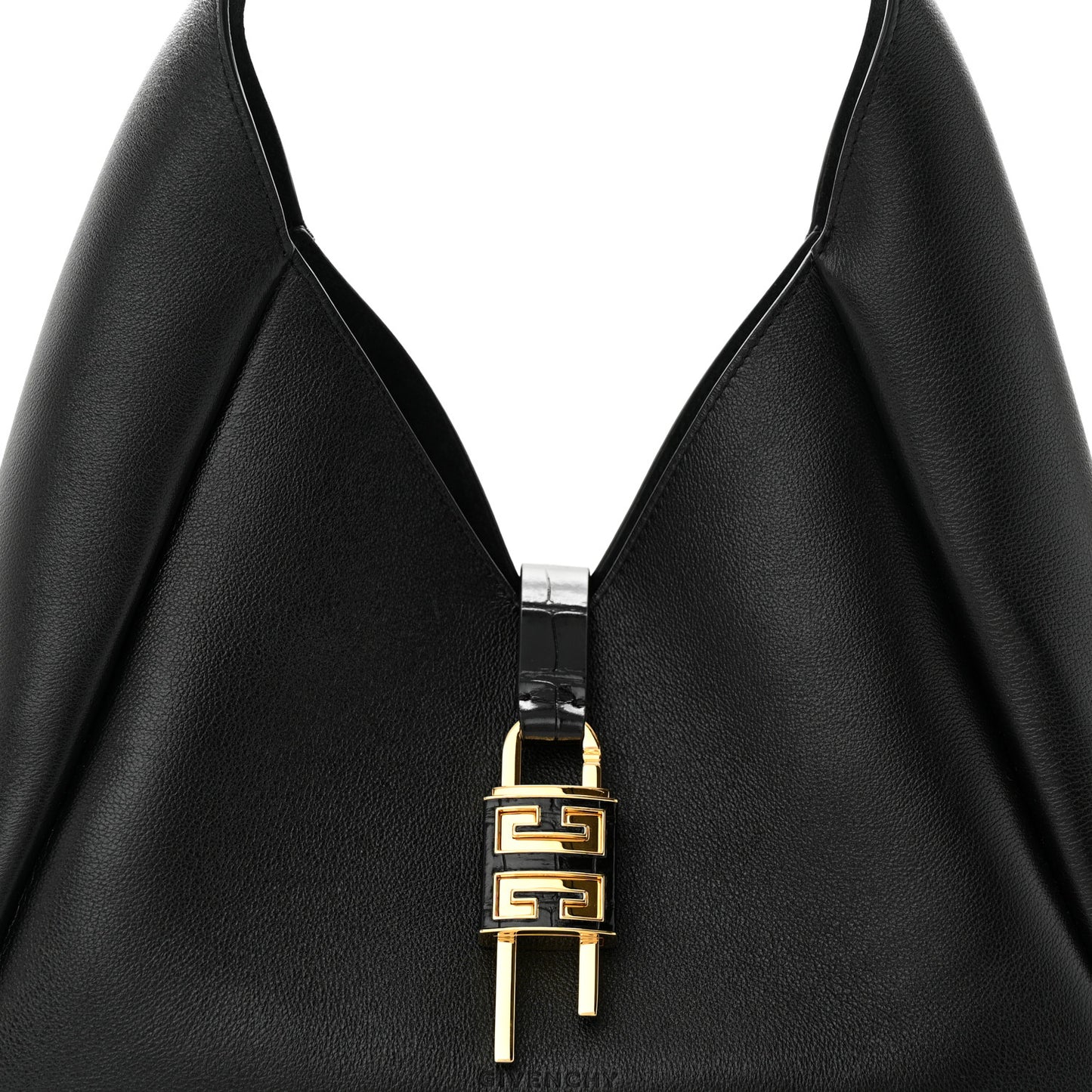 Calfskin Medium G-Lock Hobo Black