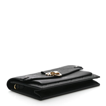 Louis Vuitton Empreinte Vavin Chain Wallet Black 4 of 11