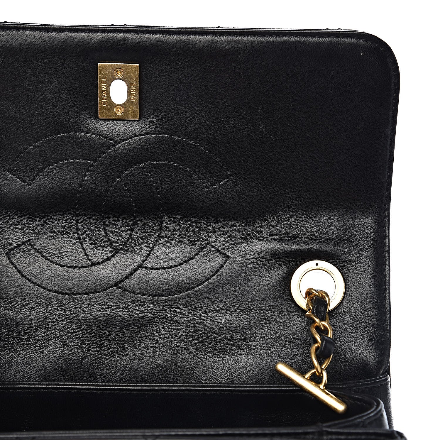 Chanel Lambskin Quilted Small Trendy CC Dual Handle Flap Bag Black 11 of 16