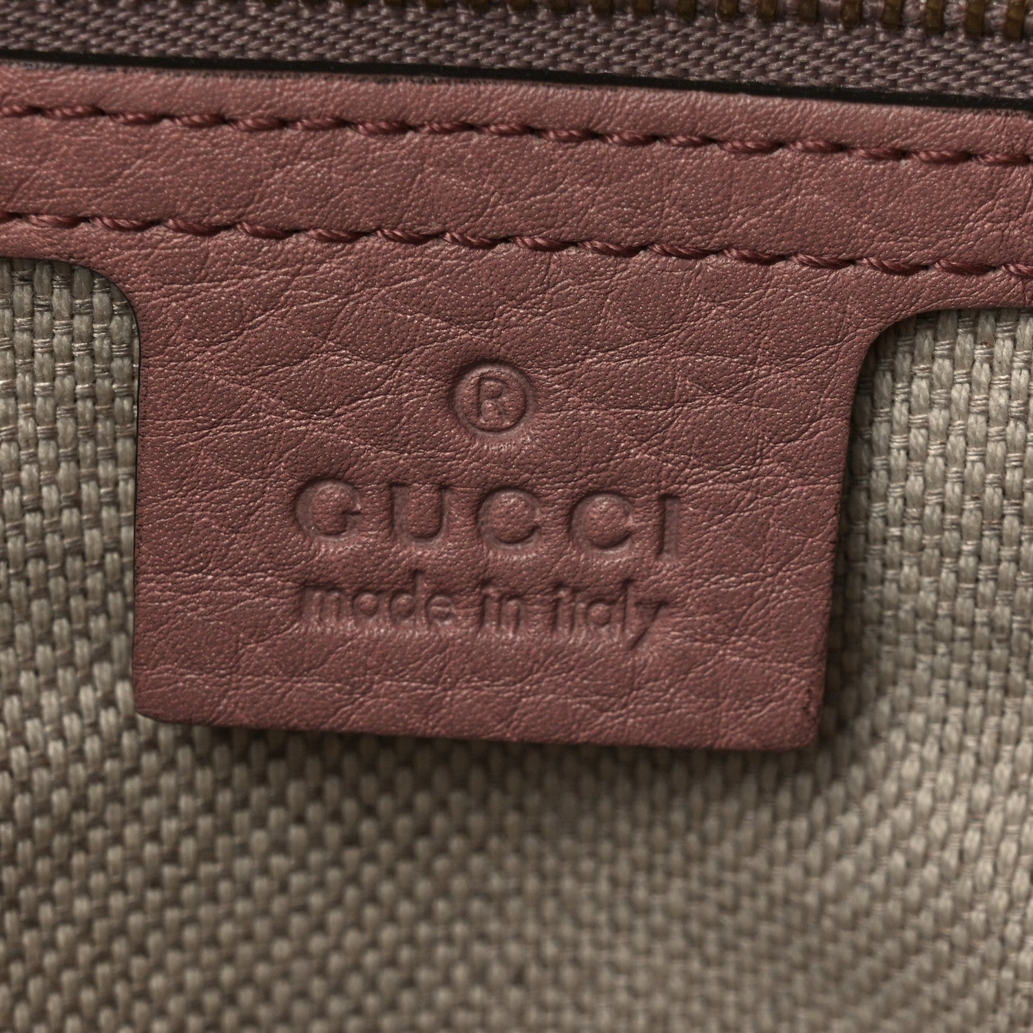 Gucci Pebbled Calfskin Medium Soho Chain Shoulder Bag Dark Cipria 6 of 14