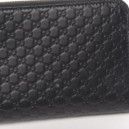Gucci Microguccissima Zip Around Wallet Black 8 of 15