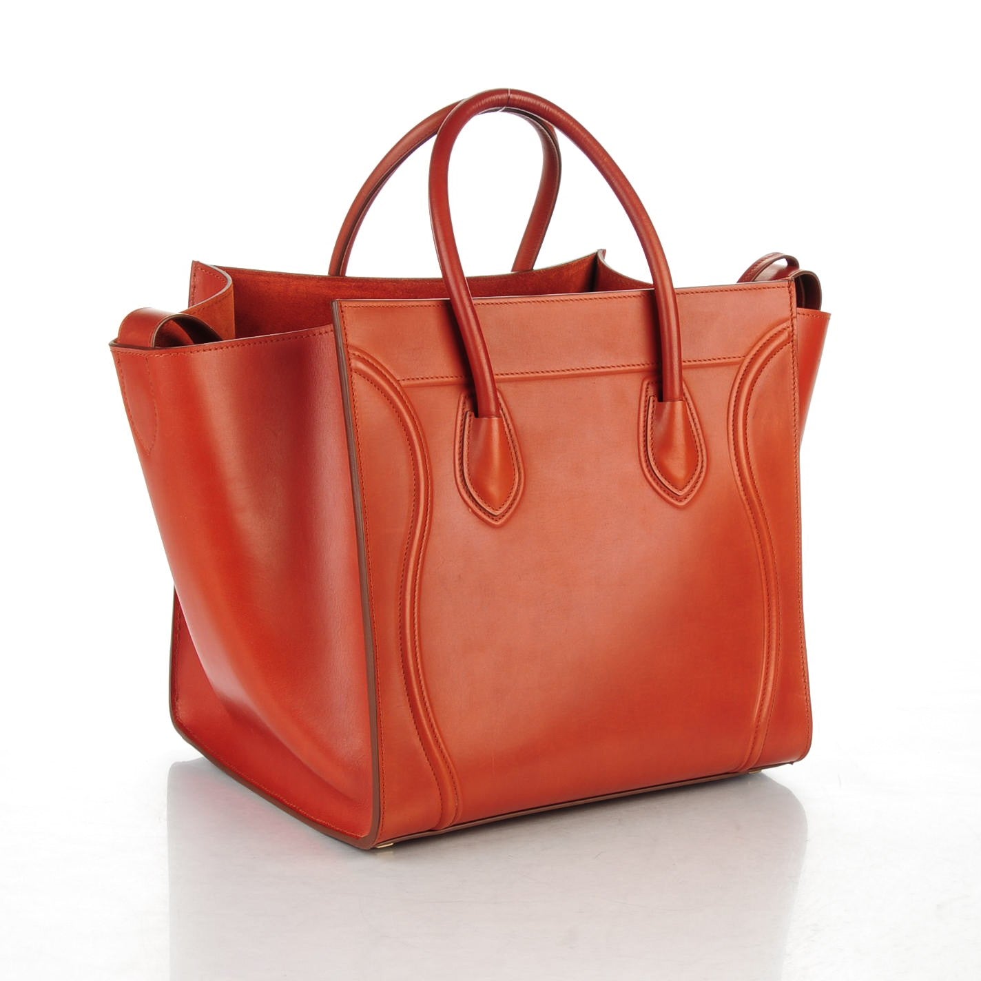 Natural Calfskin Medium Phantom Luggage Brick