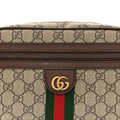 Gucci Soft GG Supreme Monogram Medium Ophidia Belt Bag Dark Brown 8 of 12