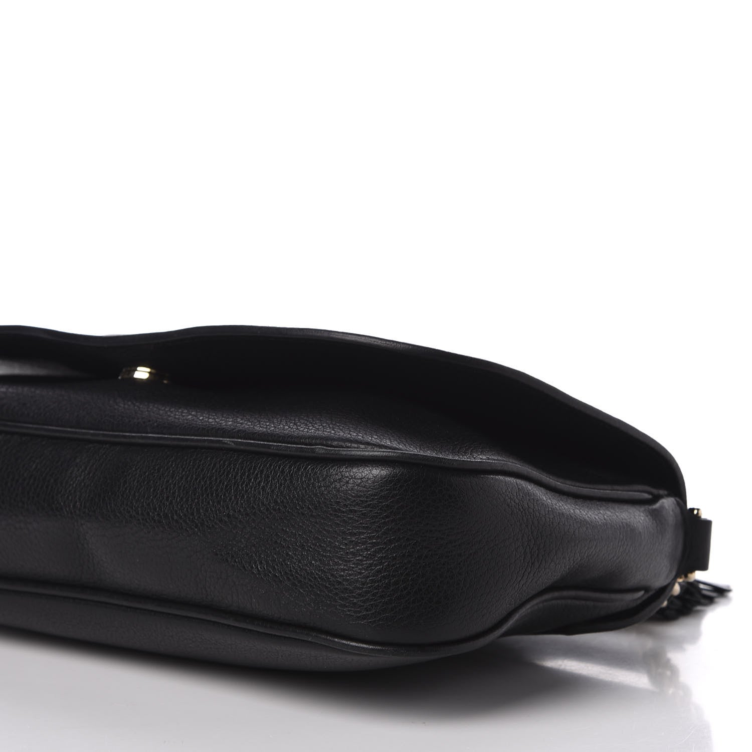 Gucci Pebbled Calfskin Medium Soho Flap Crossbody Black 6 of 10