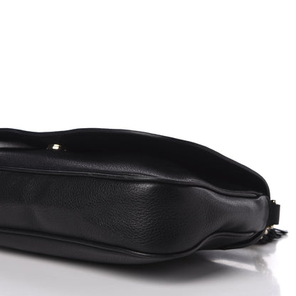 Gucci Pebbled Calfskin Medium Soho Flap Crossbody Black 6 of 10