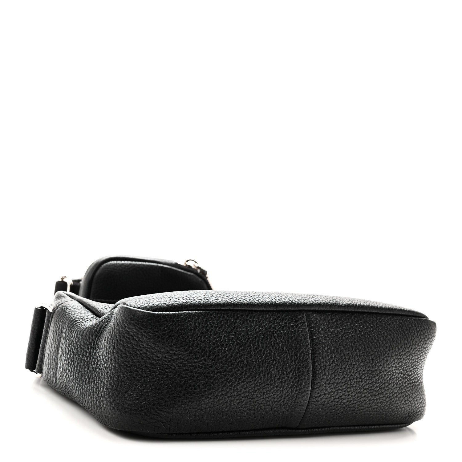 Prada Vitello Daino Soft Crossbody Black 4 of 9