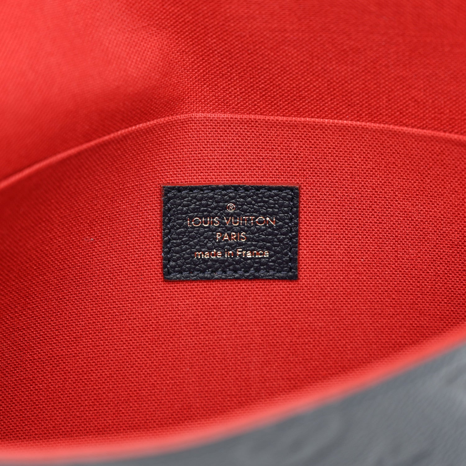 Louis Vuitton Empreinte Pochette Felicie Chain Wallet Marine Rouge 7 of 13