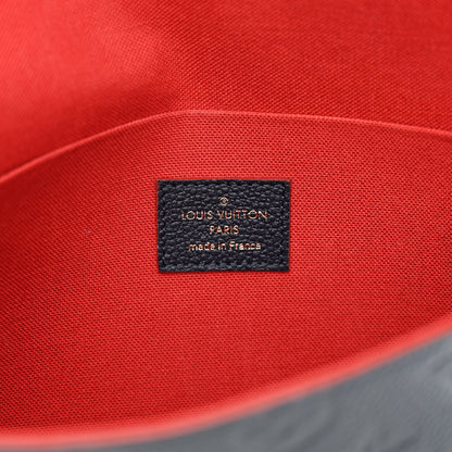 Louis Vuitton Empreinte Pochette Felicie Chain Wallet Marine Rouge 7 of 13