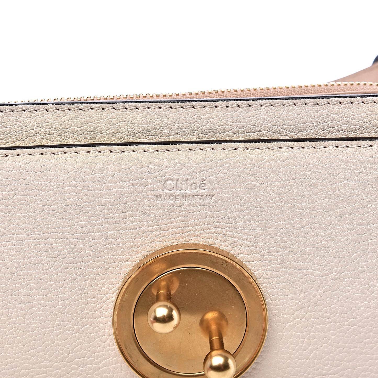 Goatskin Medium Mily Shoulder Bag Off White