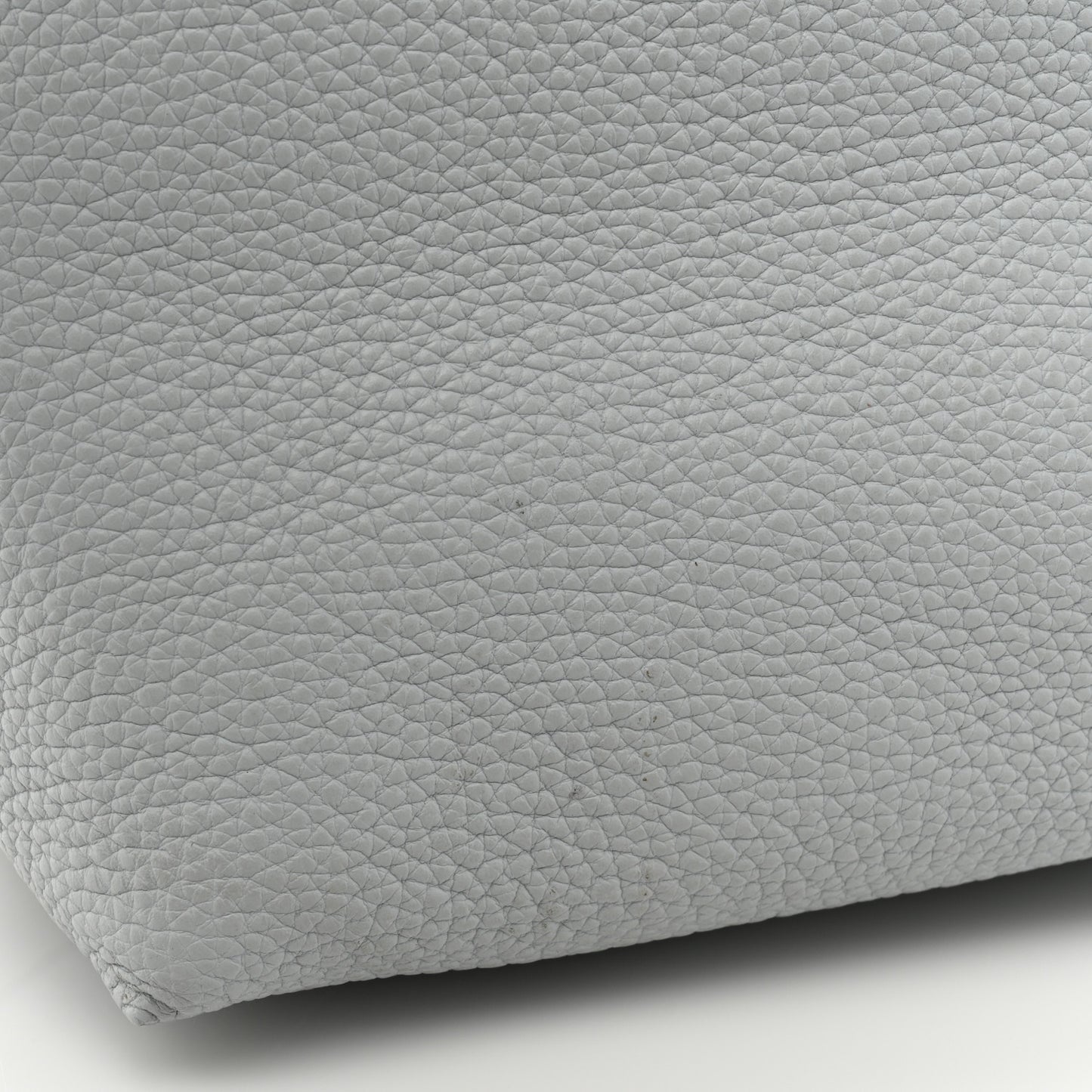 Veau Sikkim Taurillon Clemence Double Sens 36 Reversible Tote Bleu Pale Gris Perle