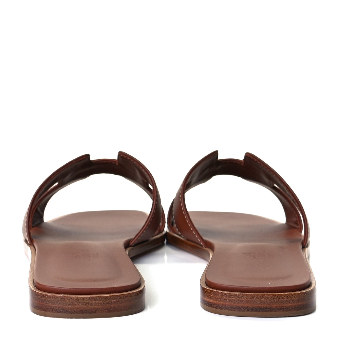 Box Calfskin Oran Sandals 37 Gold