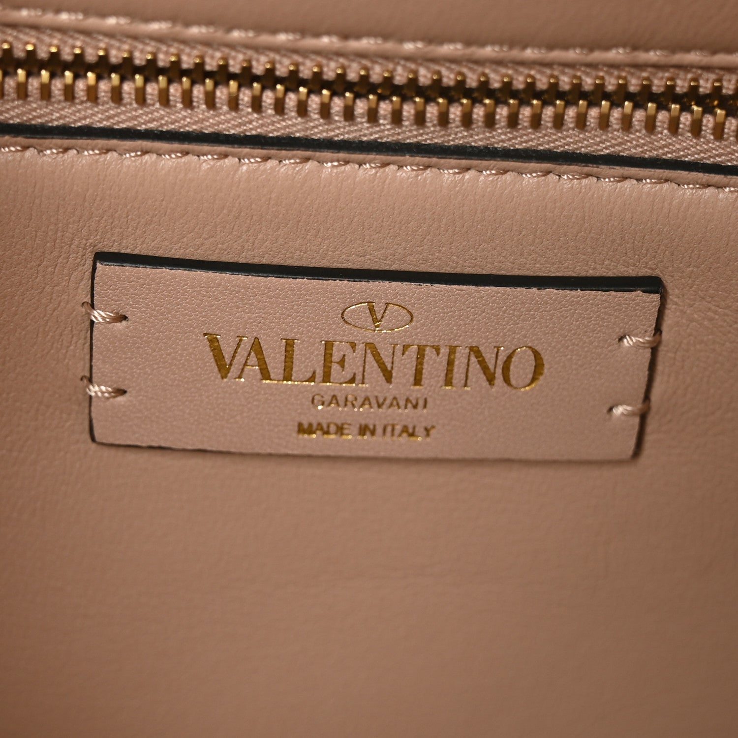 Valentino Garavani Nappa Large Roman Stud Shoulder Bag Rose Cannelle 6 of 8