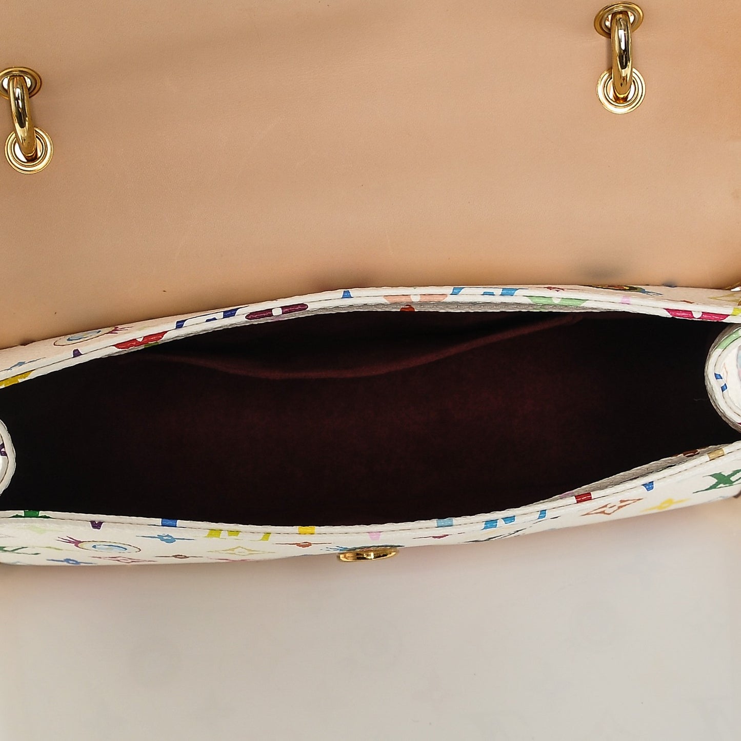 Monogram Multicolor Eye Need You Bag White