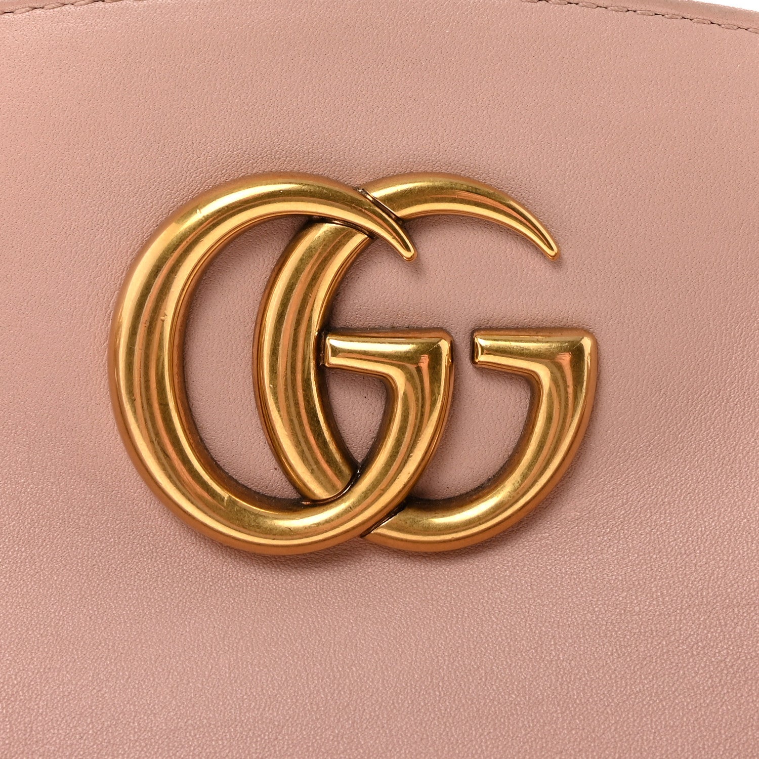 Gucci Calfskin Matelasse Medium GG Marmont Open Top Shoulder Bag Perfect Pink 8 of 10